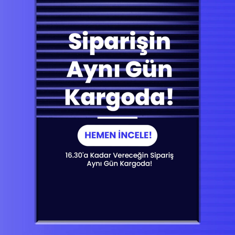 Siparişin aynı gün kargoda bannerı