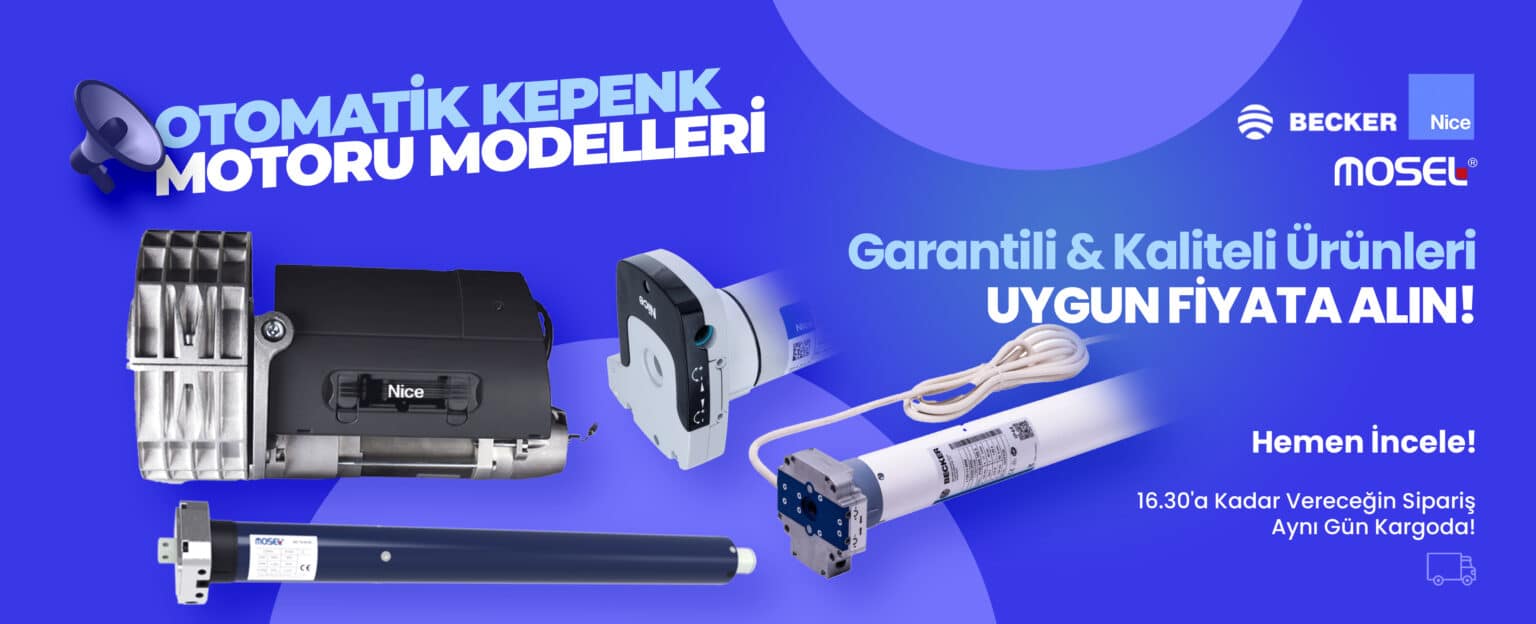 Otomatik kepenk motorları