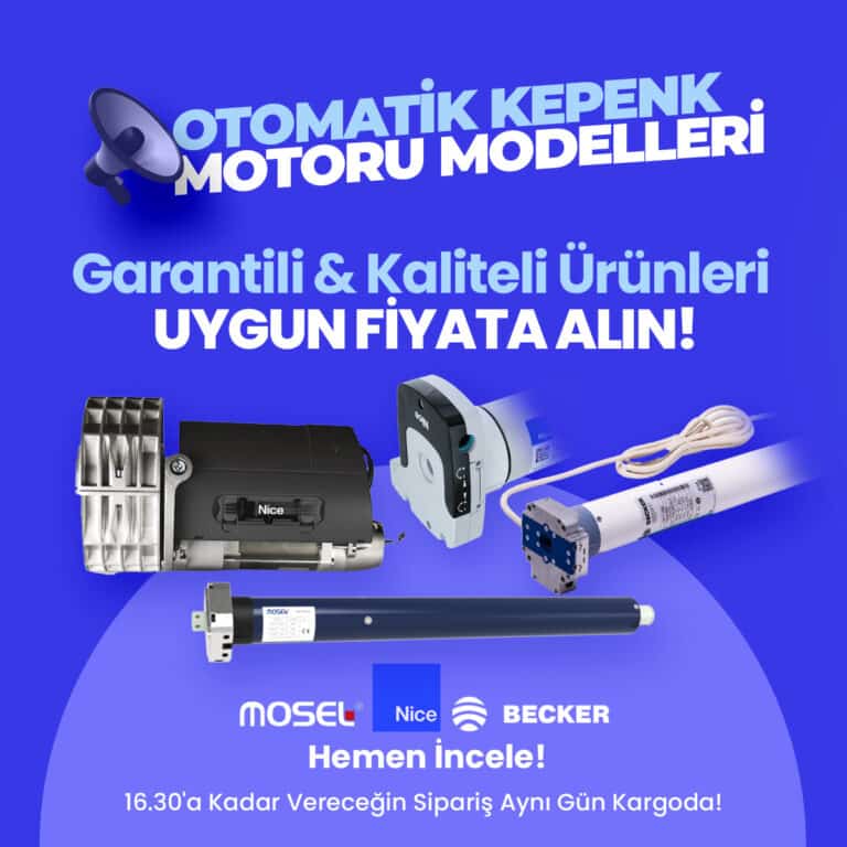 Otomatik kepenk motorları